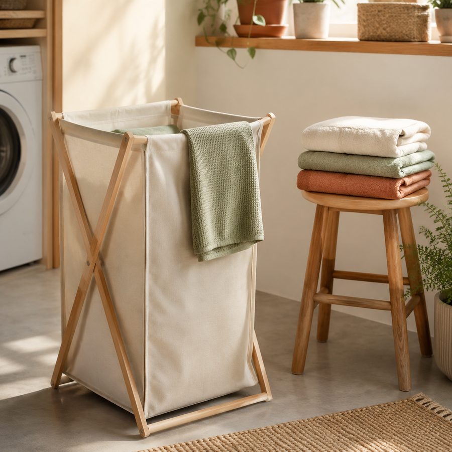 Laundry storage scene